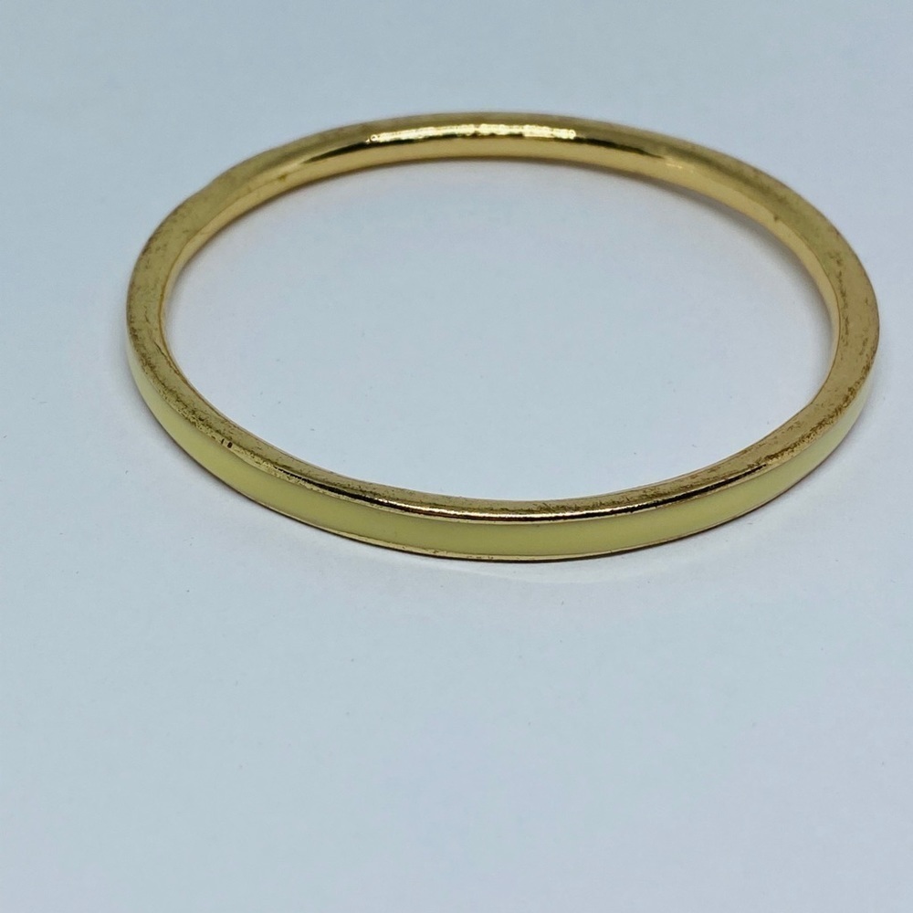 𝅺bracelet bangle Enamel bangle gold tone simple classic